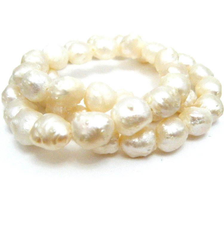 Gold Blush/White Granulated Pearls